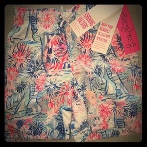 Lilly Pulitzer boys swim trunks